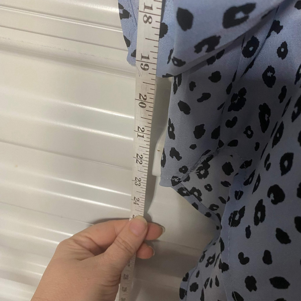 (1026) blue Lush Ls Shirt, Large - Picture 6 of 7